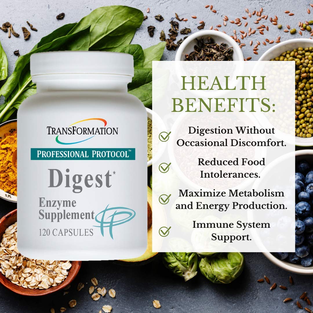TRANSFORMATION Genesis capsules shown for enzyme support during digestion