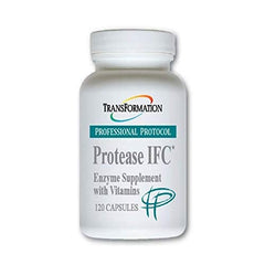 TRANSFORMATION Genesis Enzyme Protease IFC bottle for daily protein digestion support.