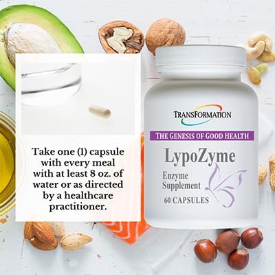 TRANSFORMATION LypoZyme label non-GMO shows clean ingredients