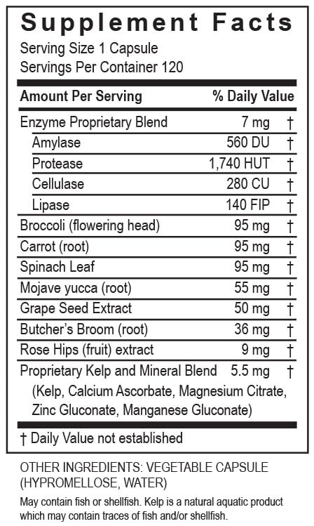 Transformation RepairZyme packaging emphasizes vegan, non-GMO formula and Made in USA.