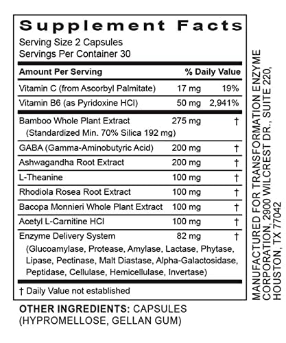 Transformation ReZEN ingredient close-up highlights nootropic blend for focus.