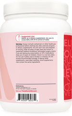 TransformHQ Beauty Collagen fruit punch dissolving in water for a refreshing drink