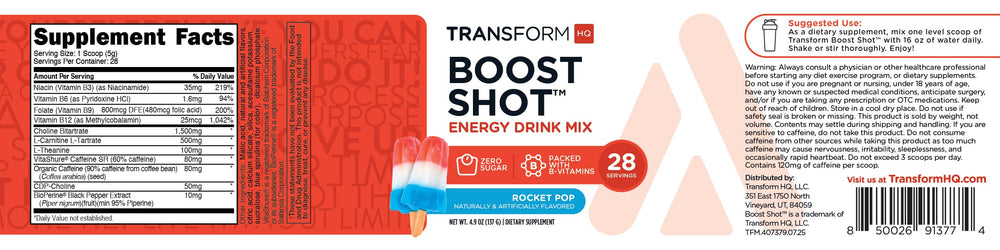 TransformHQ bottle on desk setup ready for on-the-go energy