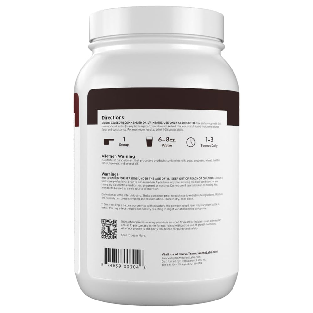 Transparent Labs Beef Isolate 30-serving box illustrates convenient daily protein