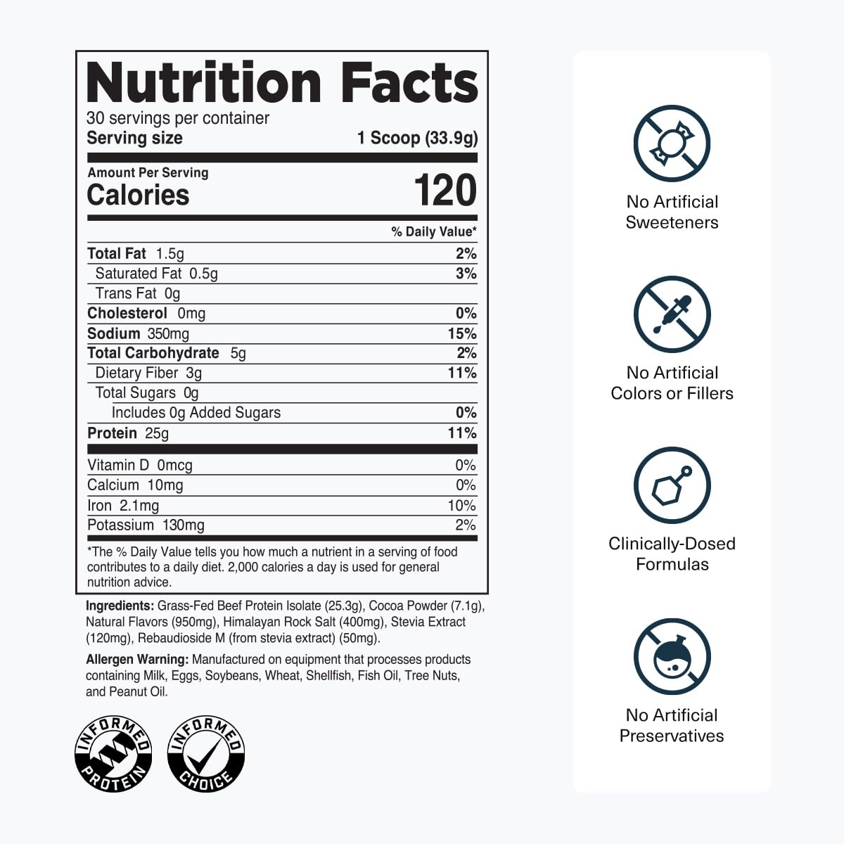 Transparent Labs Beef Isolate shake glass demonstrates dairy-free option for workouts