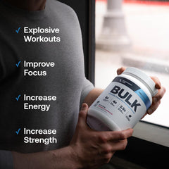 Powder dissolving in water for smooth, jitter-free energy and easy intake.