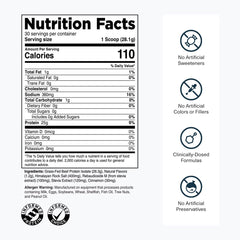 Transparent Labs Grass-Fed Beef Isolate Bottle Label — third-party tested
