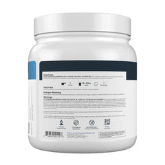 Transparent Labs Post scoop beside glass with natural stevia flavor