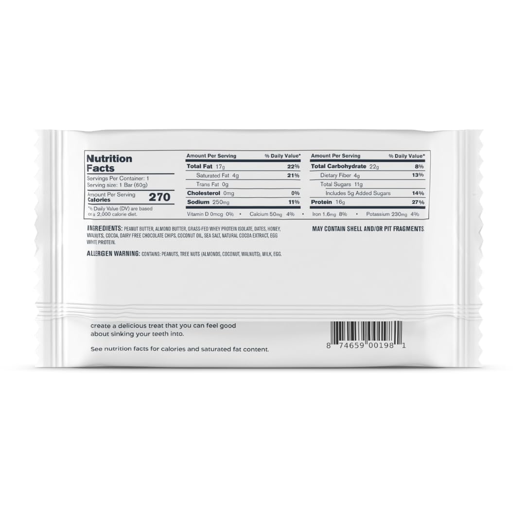 Transparent Labs Protein+ Bars ingredients close-up highlights dates, honey, and oats for natural energy.