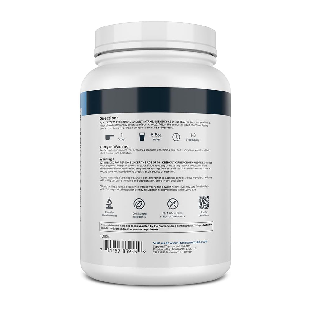 Serving cup ready to mix emphasizes quick, controlled protein portions.