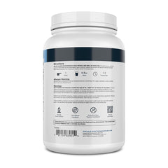 Serving cup ready to mix emphasizes quick, controlled protein portions.