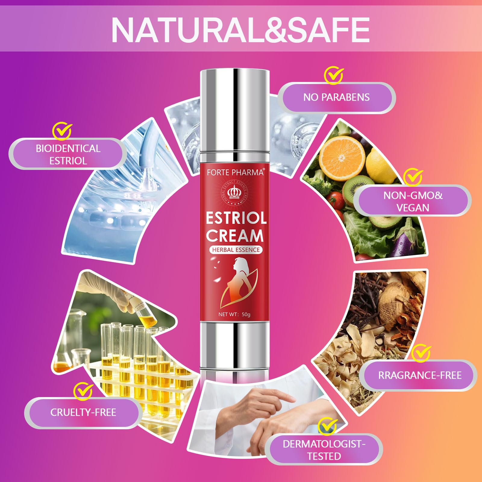 TravelMaster 50g tube in use illustrating daily intimate care size.