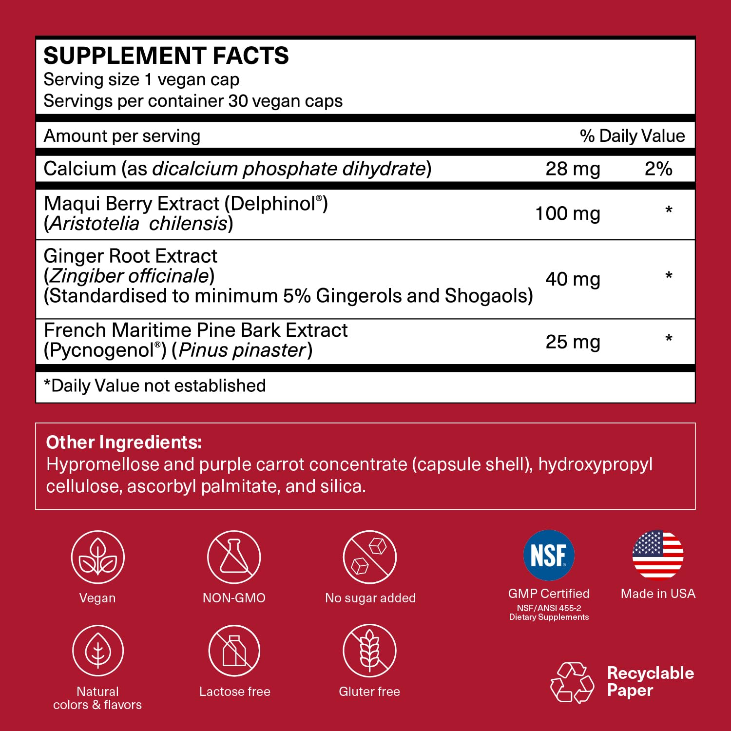 TRAVELSANA Daily Circulation Ginger Extract capsules highlighting circulation and digestion