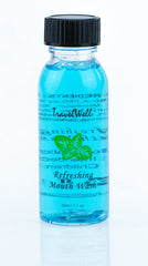Travel Well bulk 288-pack mouthwash for cruise lines and hospitality.