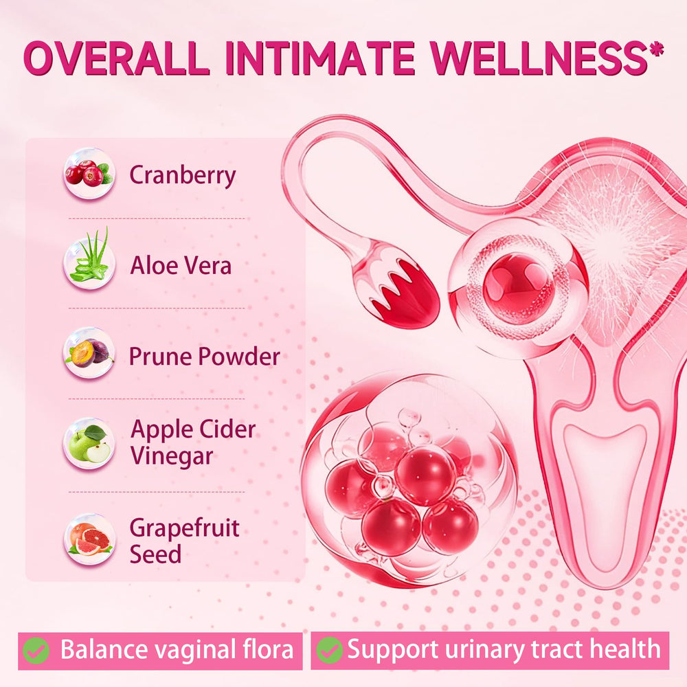 Trawecual menopause probiotics bottle emphasizes gut and vaginal health.