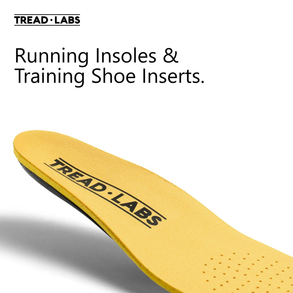 Dash insoles demonstrating arch-support feature for improved stability during runs.