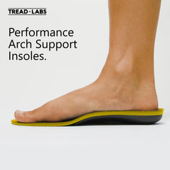 Four arch heights offer tailored support for diverse sneakers