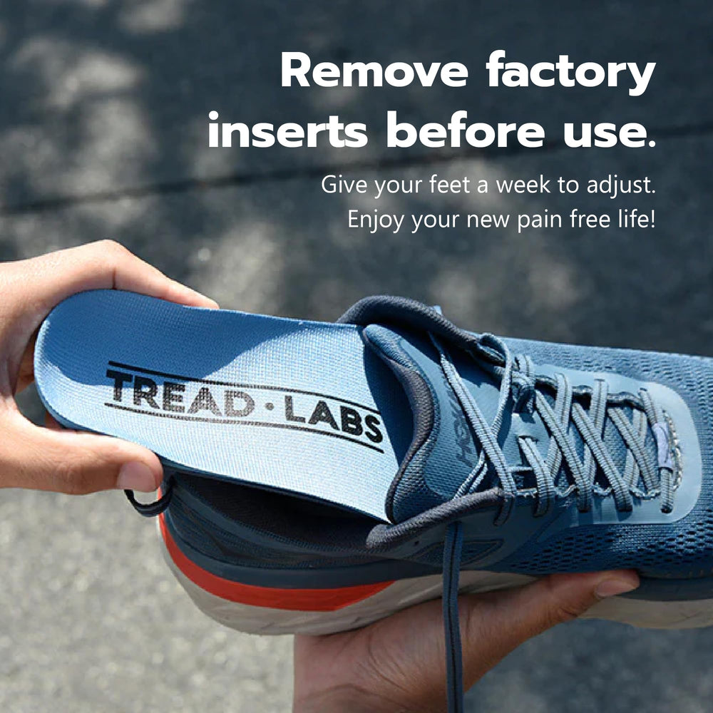 Tread Labs Pace insole uses durable materials for long-lasting support.