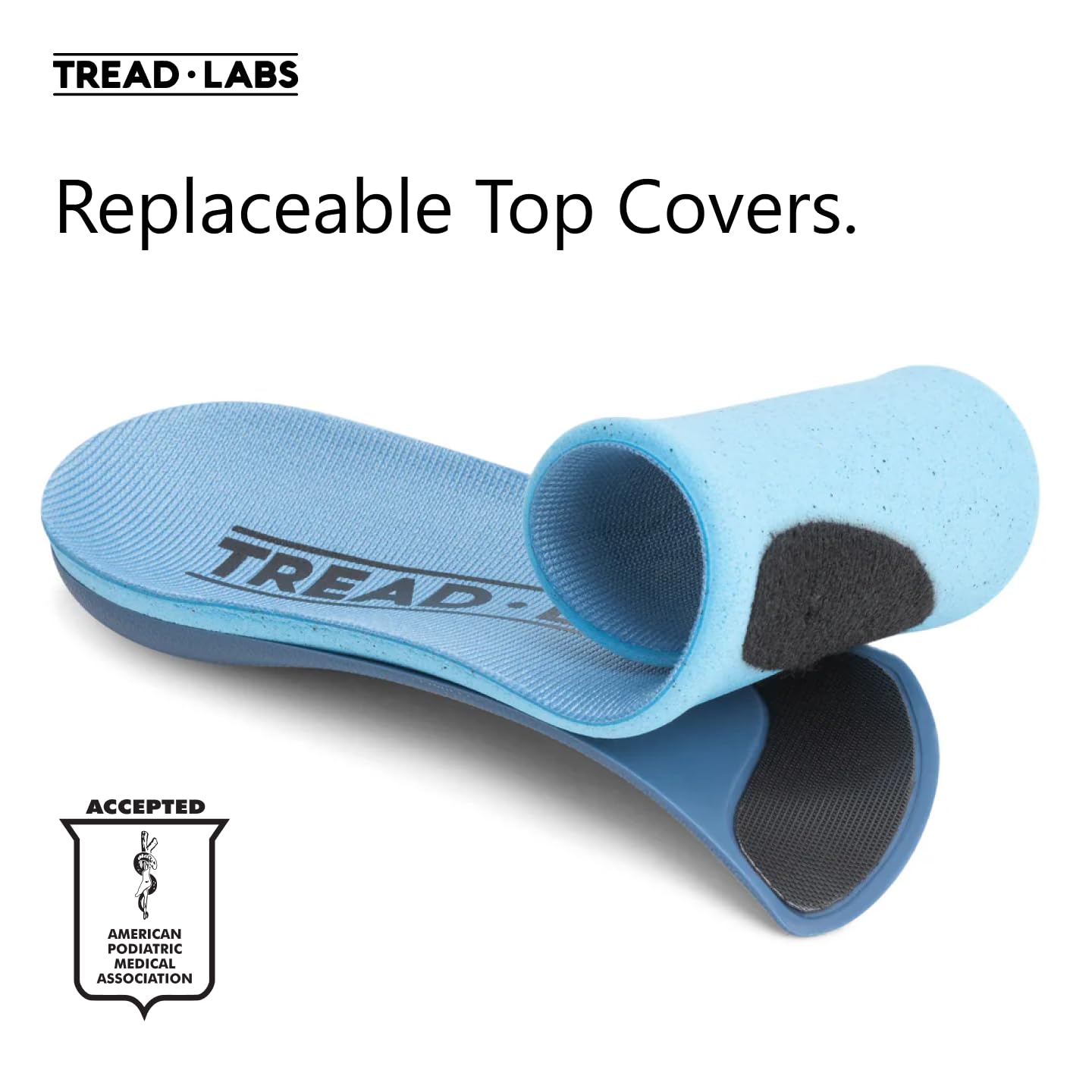 Pace insoles showcase four arch heights for versatile fit.