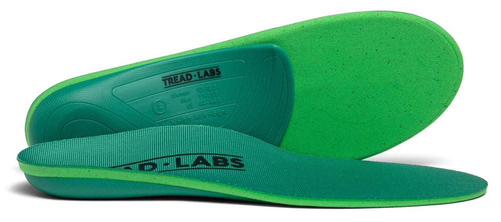Tread Labs Ramble arch support close-up shows contoured stability for all-day wear.