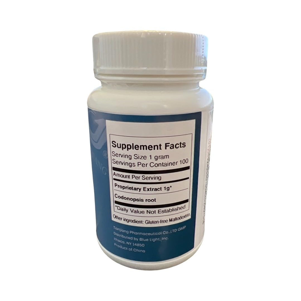 Treasure of the East Codonopsis granules closeup, easy preparation and consistent dosing.