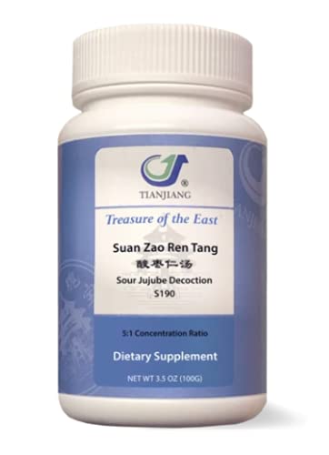 Treasure of the East Sour Jujube Decoction bottle for evening relaxation.