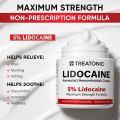 Close-up: Treatonic cream texture shows non-greasy absorption.