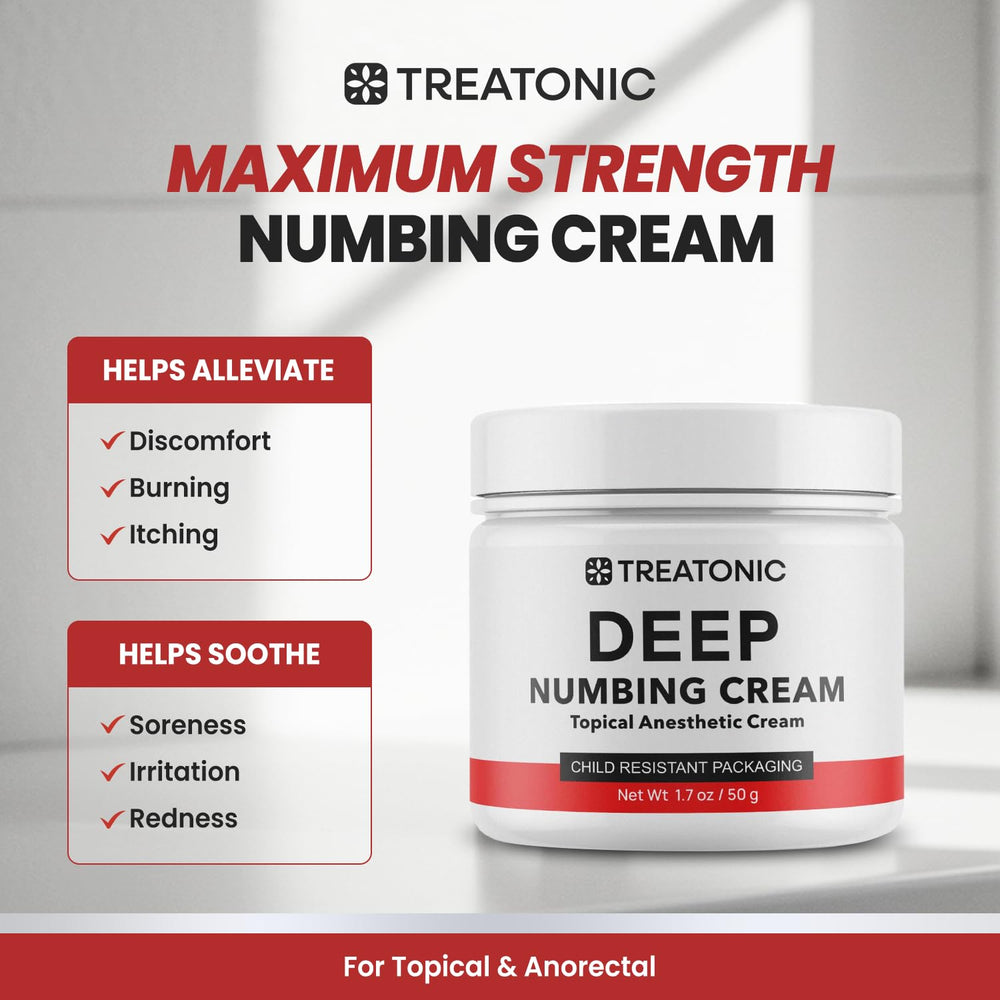 Treatonic cream texture shown for easy, non-greasy application.