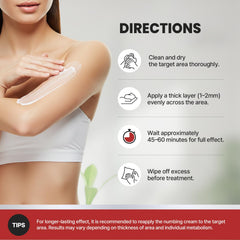 Treatonic fast-absorbing cream begins working within minutes.