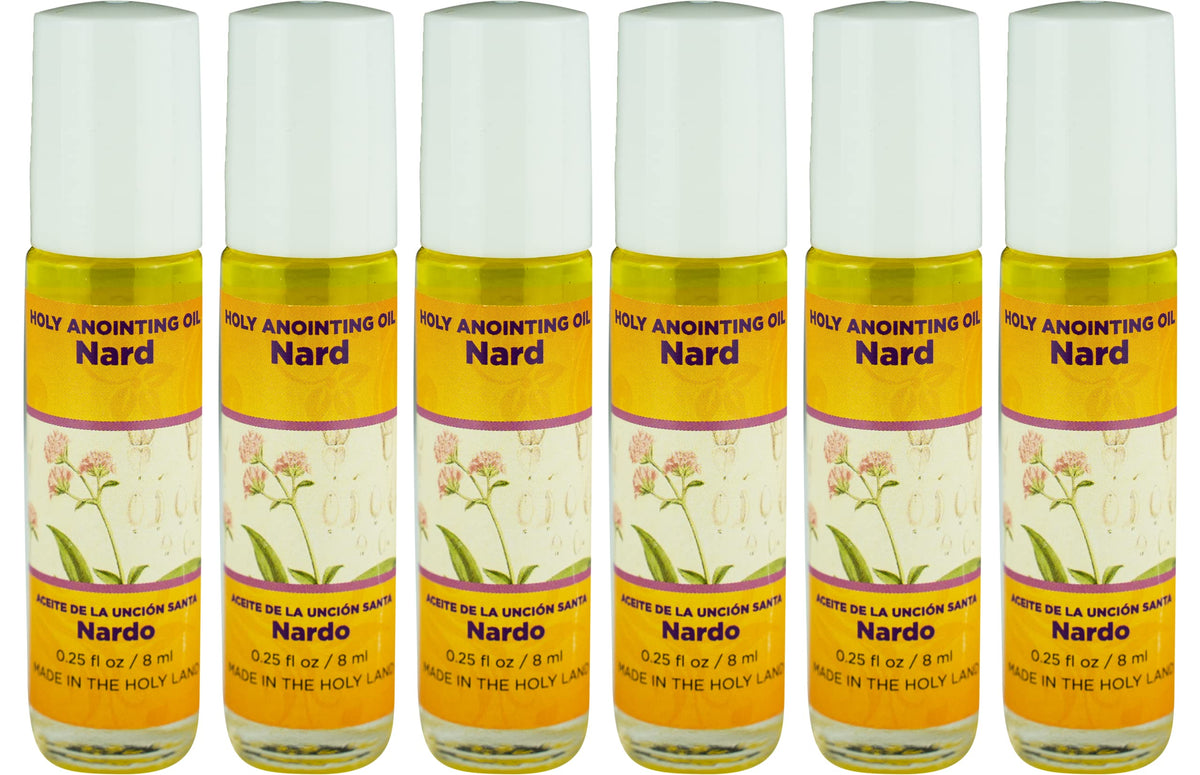Tree of Life Nard oil roll-on bottle from Jerusalem for prayer use.