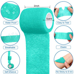 Treela self-adhesive bandage wrap in blue for versatile daily use