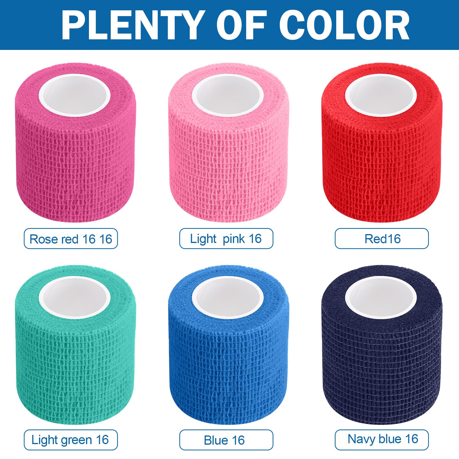 Treela rose-red bandage wrap with breathable coverage for minor strains