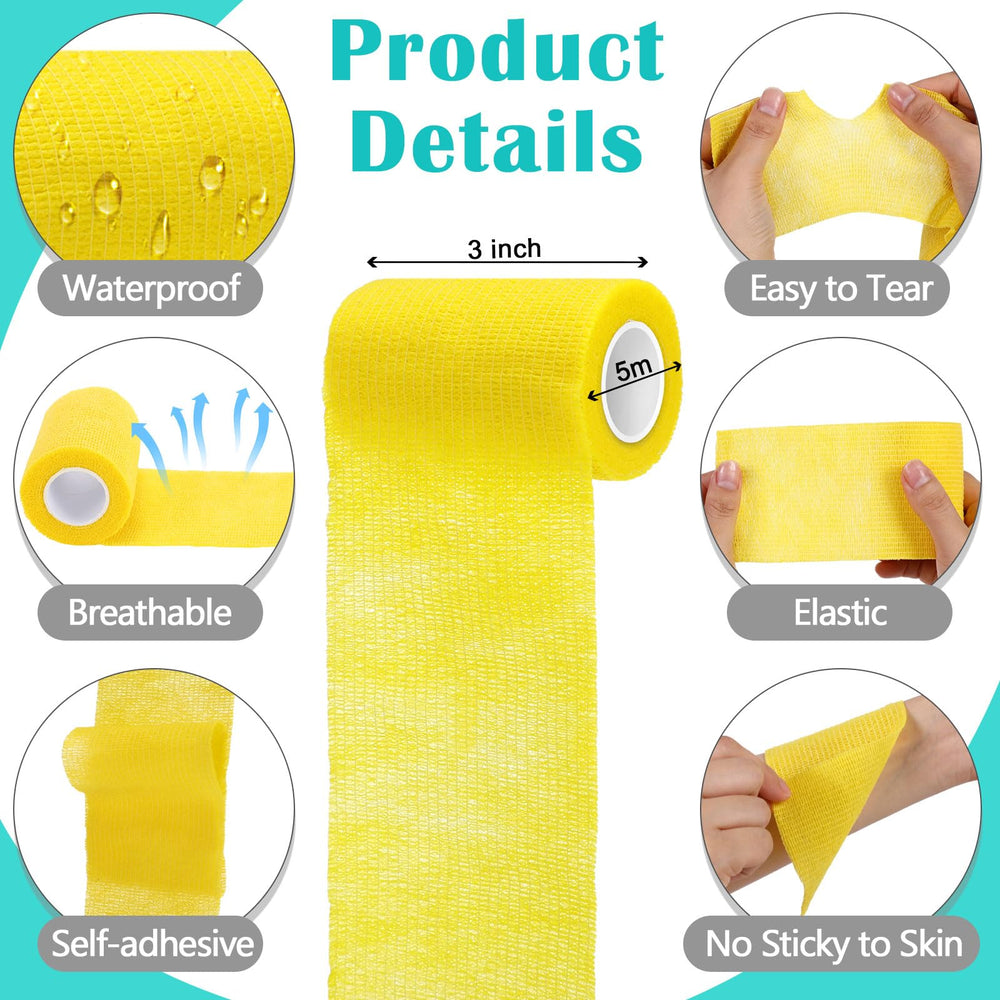 Treela bandage wrap black roll provides durable, breathable protection during activity.