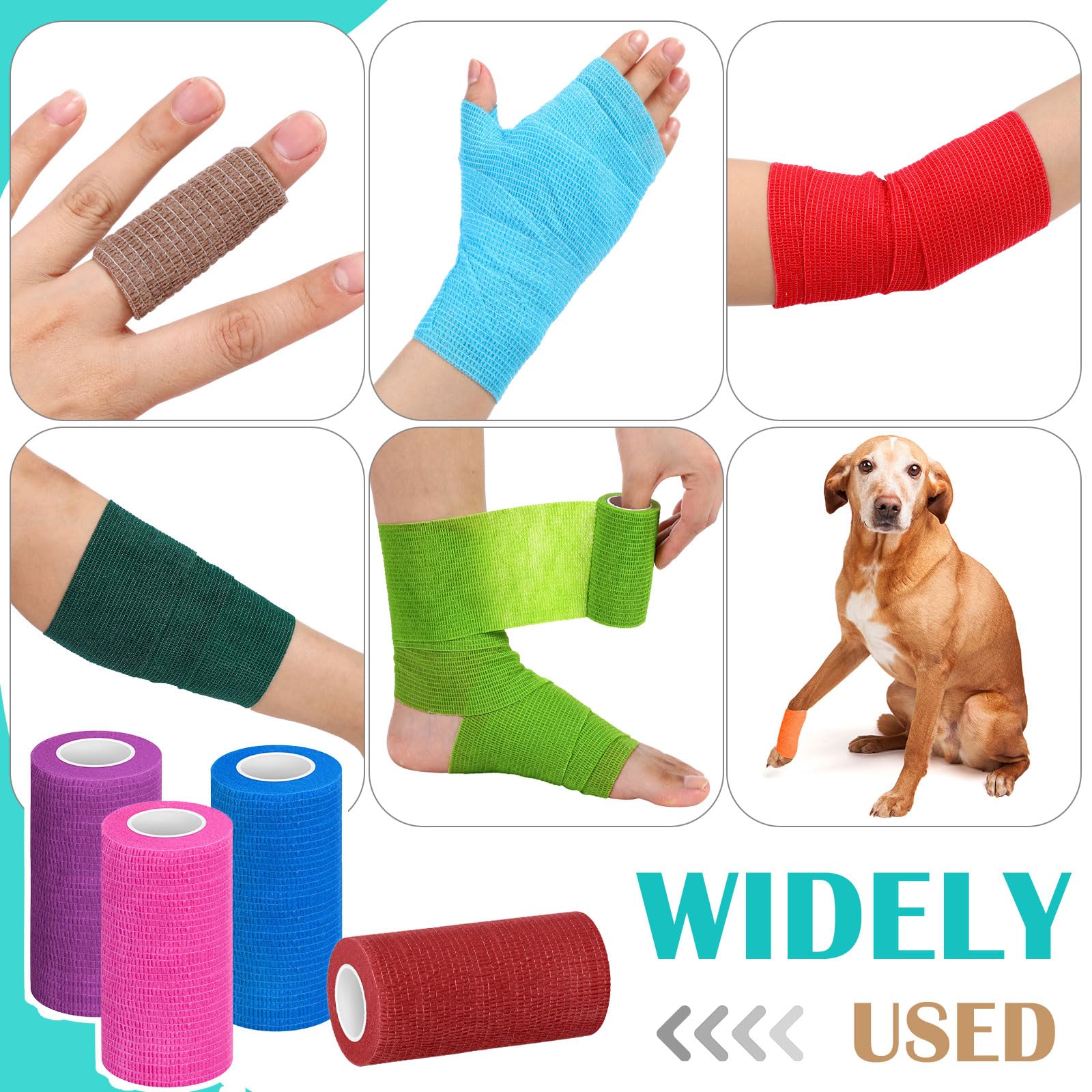 Treela bandage wrap blue roll for secure, flexible coverage during sports.
