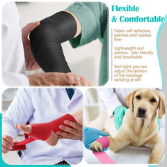 Treela bandage wrap breathable fabric highlights airflow and comfort.
