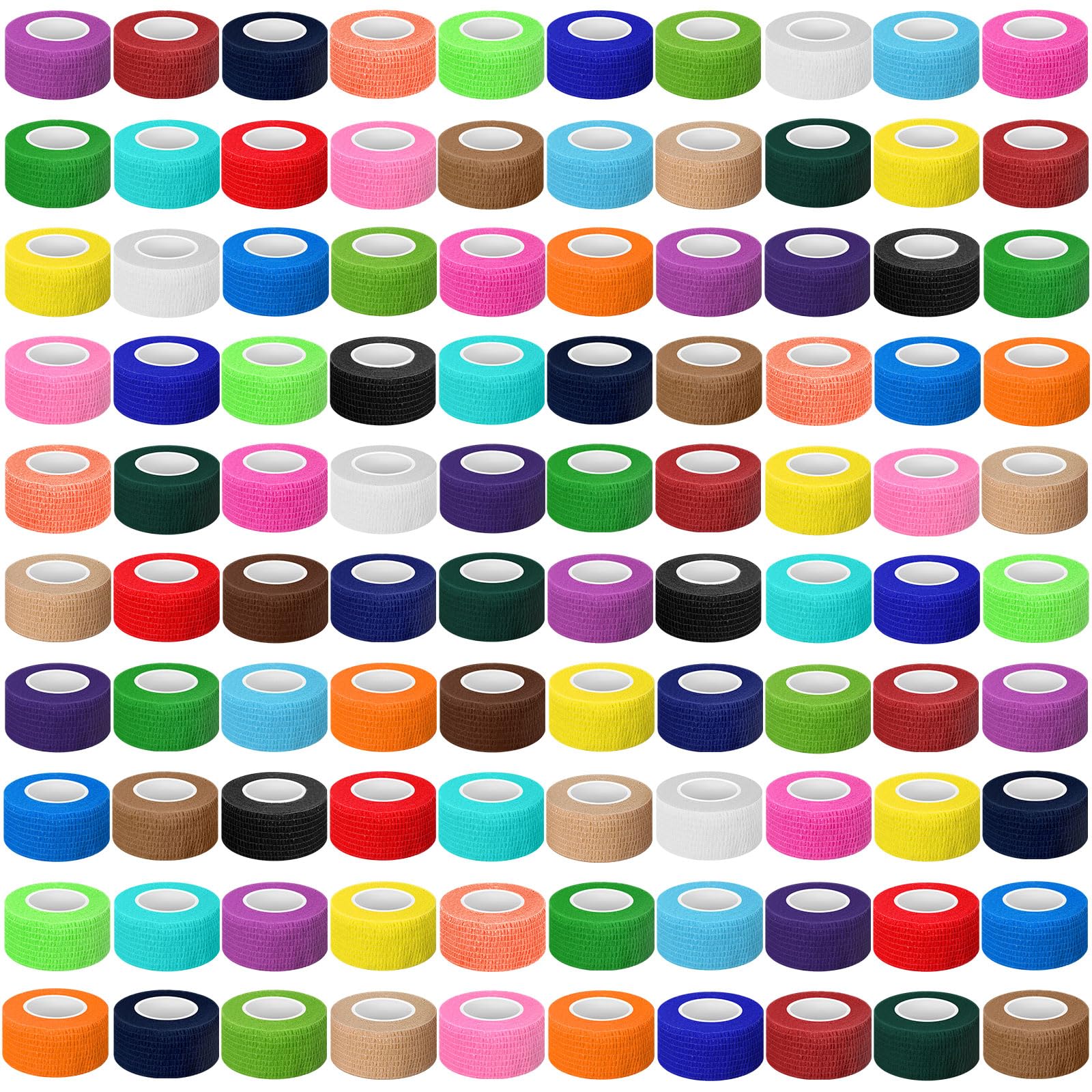 Treela 96-pack bandage wrap colorful assortment for versatile everyday use.