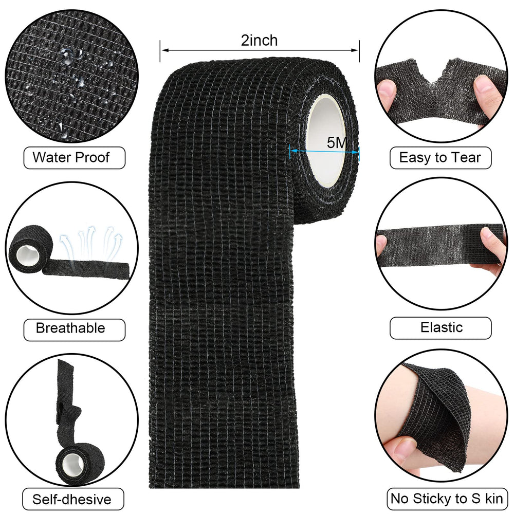 Treela bandage wrap around fingers protects a minor injury.