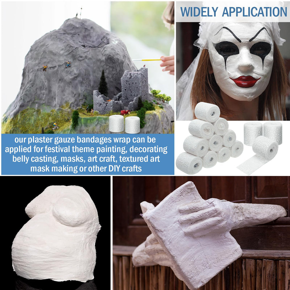 Treela body-cast material supports secure shaping during DIY art.