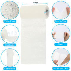 Treela breathable cohesive bandage fabric keeps skin cool during activity