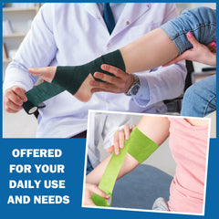 Treela elastic bandage being used on skin for breathability