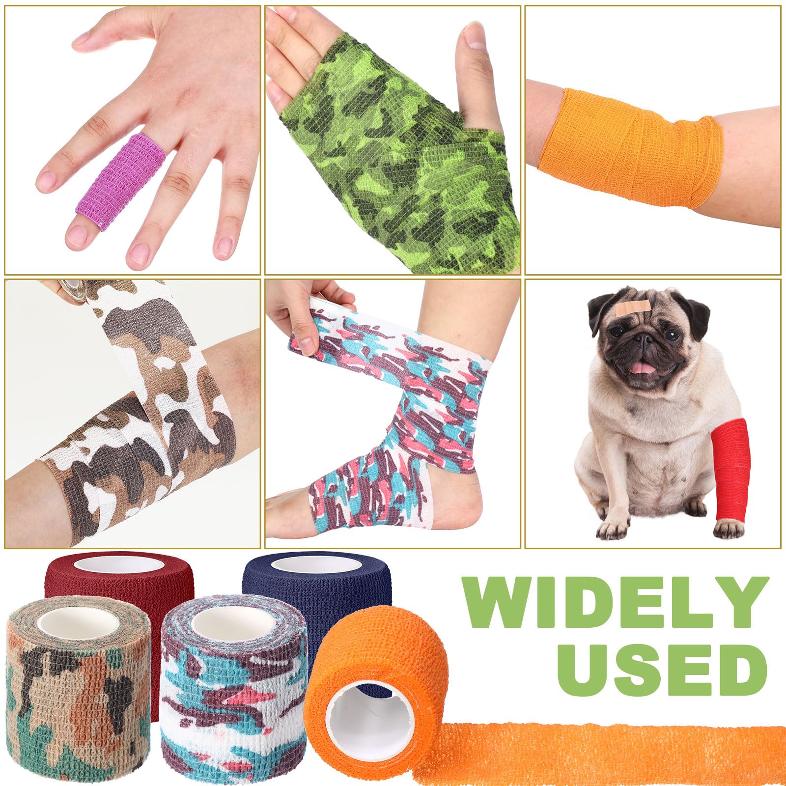 Treela breathable nonwoven fabric bandage stays comfortable during activity