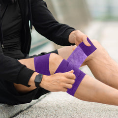 Treela purple bulk wrap pack shown as a travel-friendly supply.