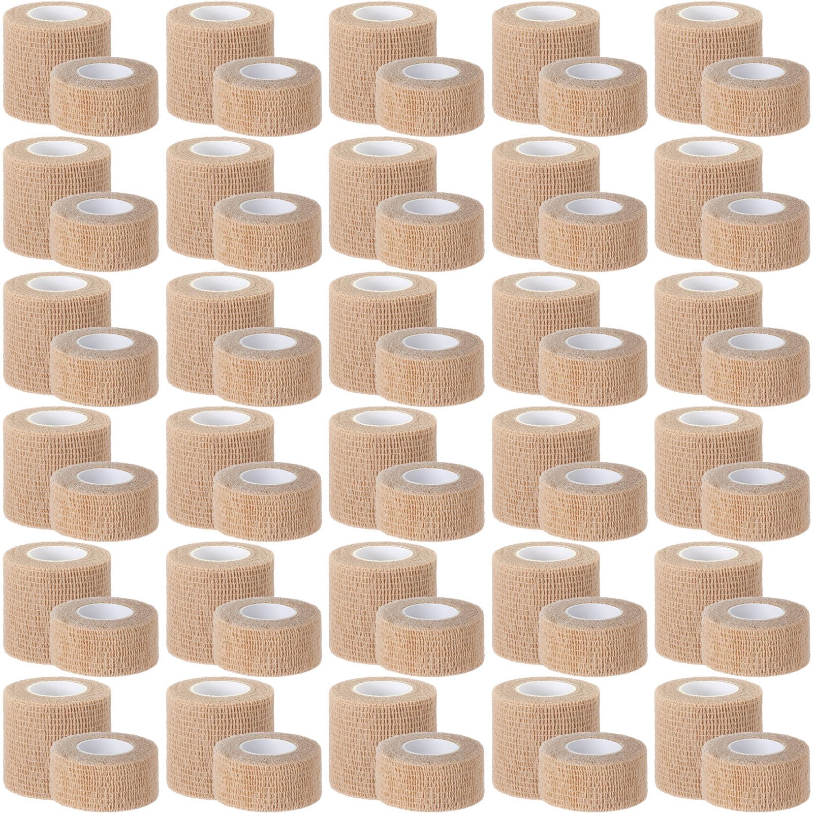 Treela cohesive bandage 1in 5yd nude; breathable wrap for comfortable sport wraps.