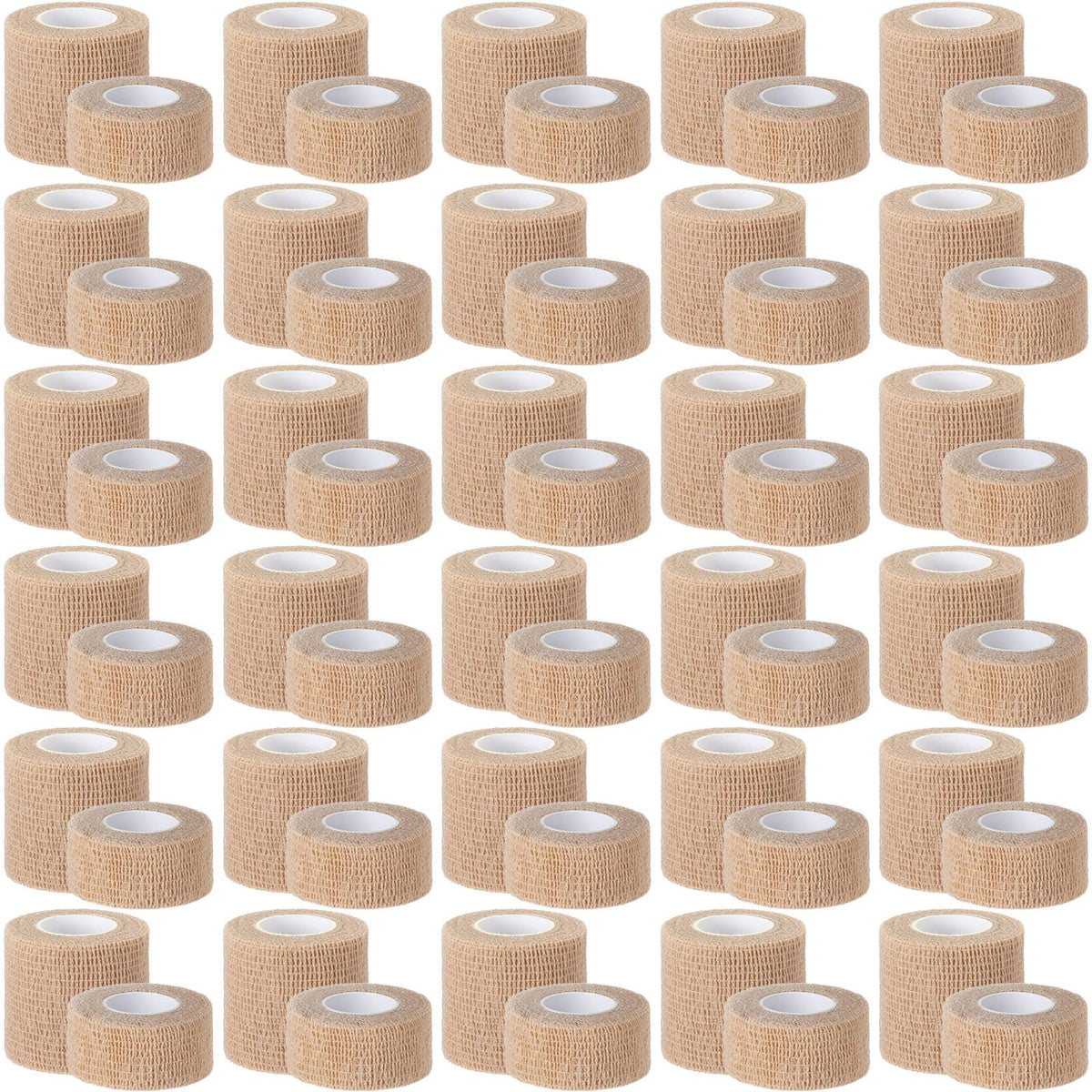 Treela cohesive bandage 1in 5yd nude; breathable wrap for comfortable sport wraps.