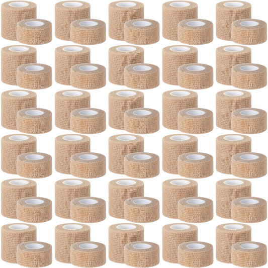Treela cohesive bandage 1in 5yd nude; breathable wrap for comfortable sport wraps.