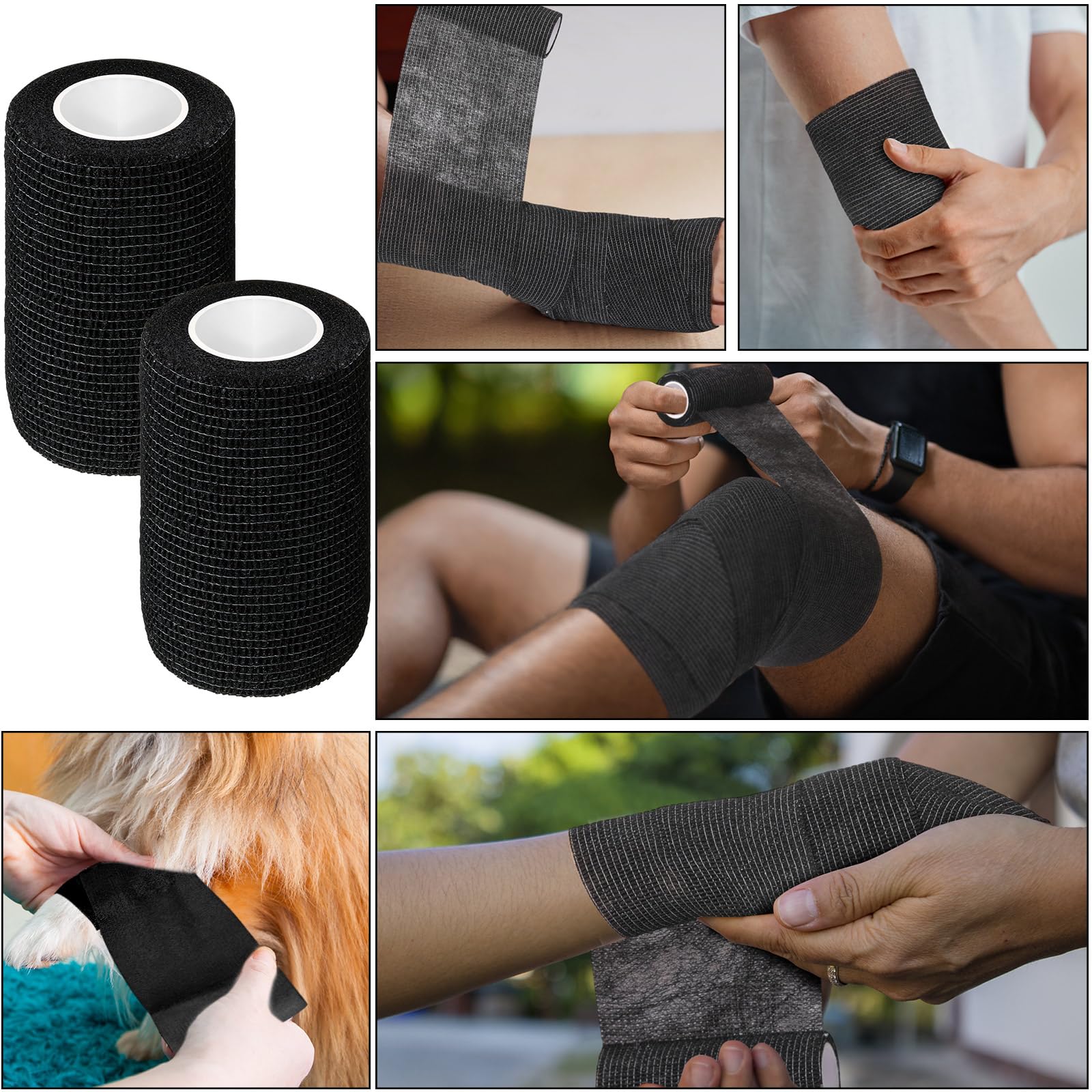 Treela cohesive bandage wrap designed for easy tear and quick wound coverage.