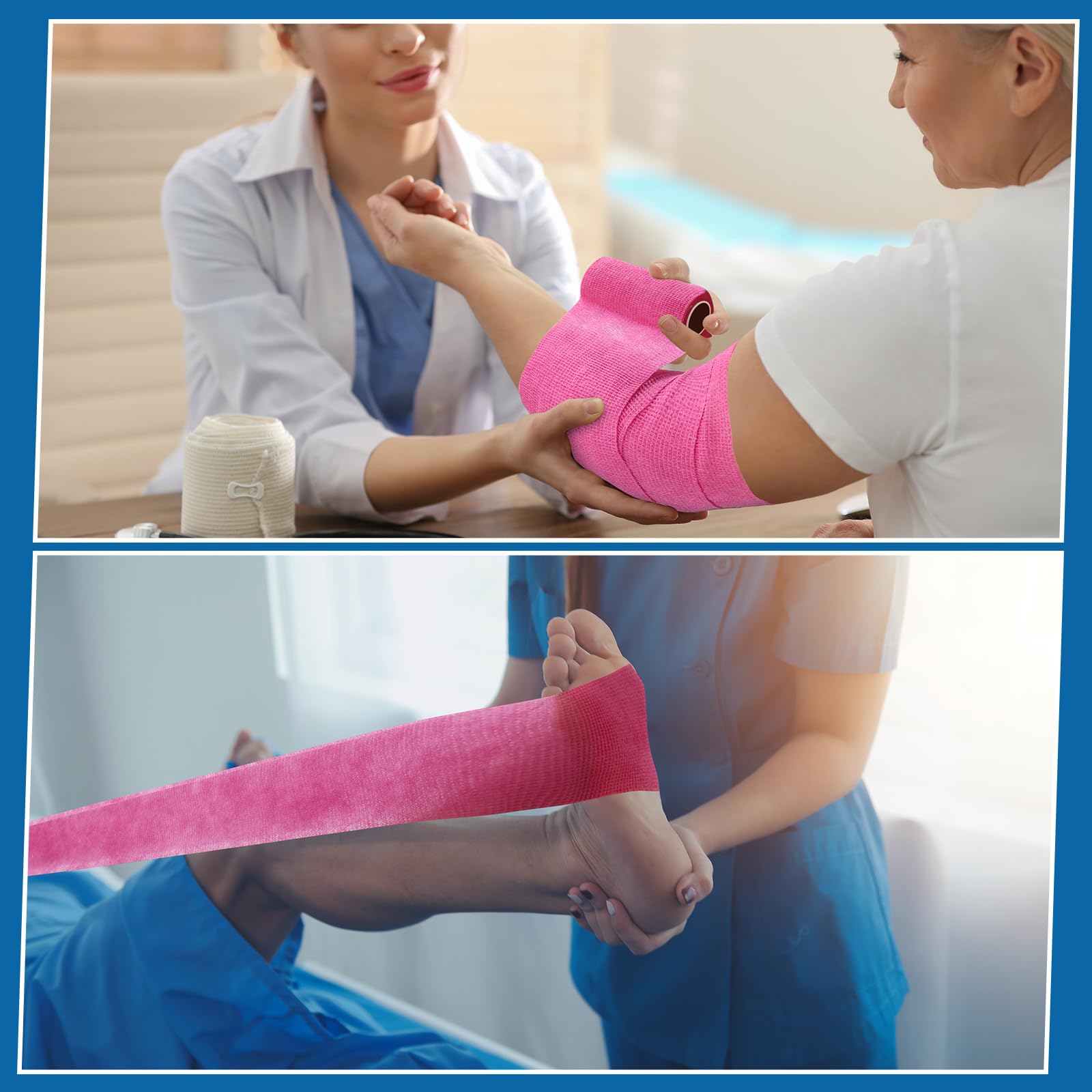 Treela cohesive wrap variety aids color coding and sharing with teammates.