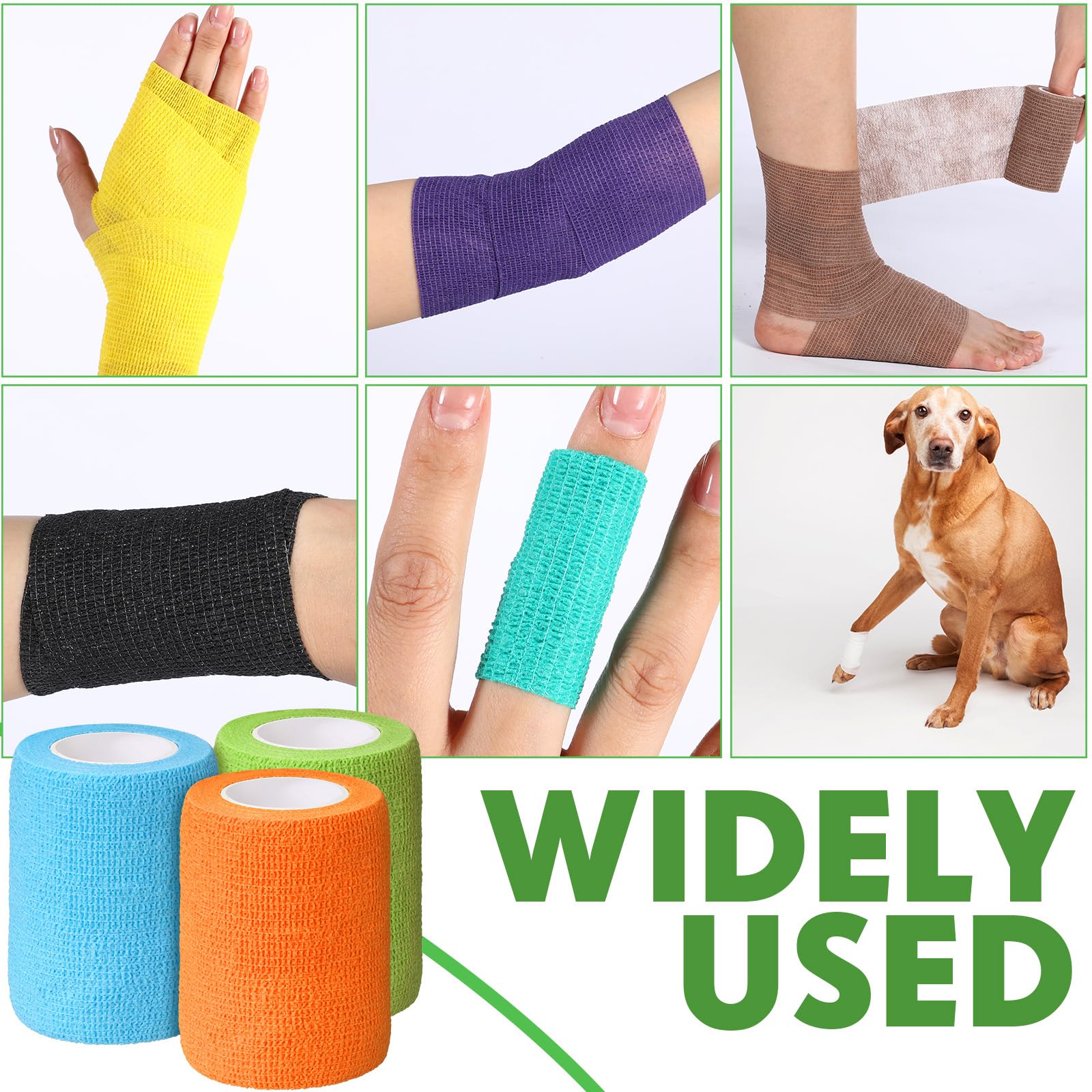 Treela elastic wrap ideal for wrists and ankles during sports.