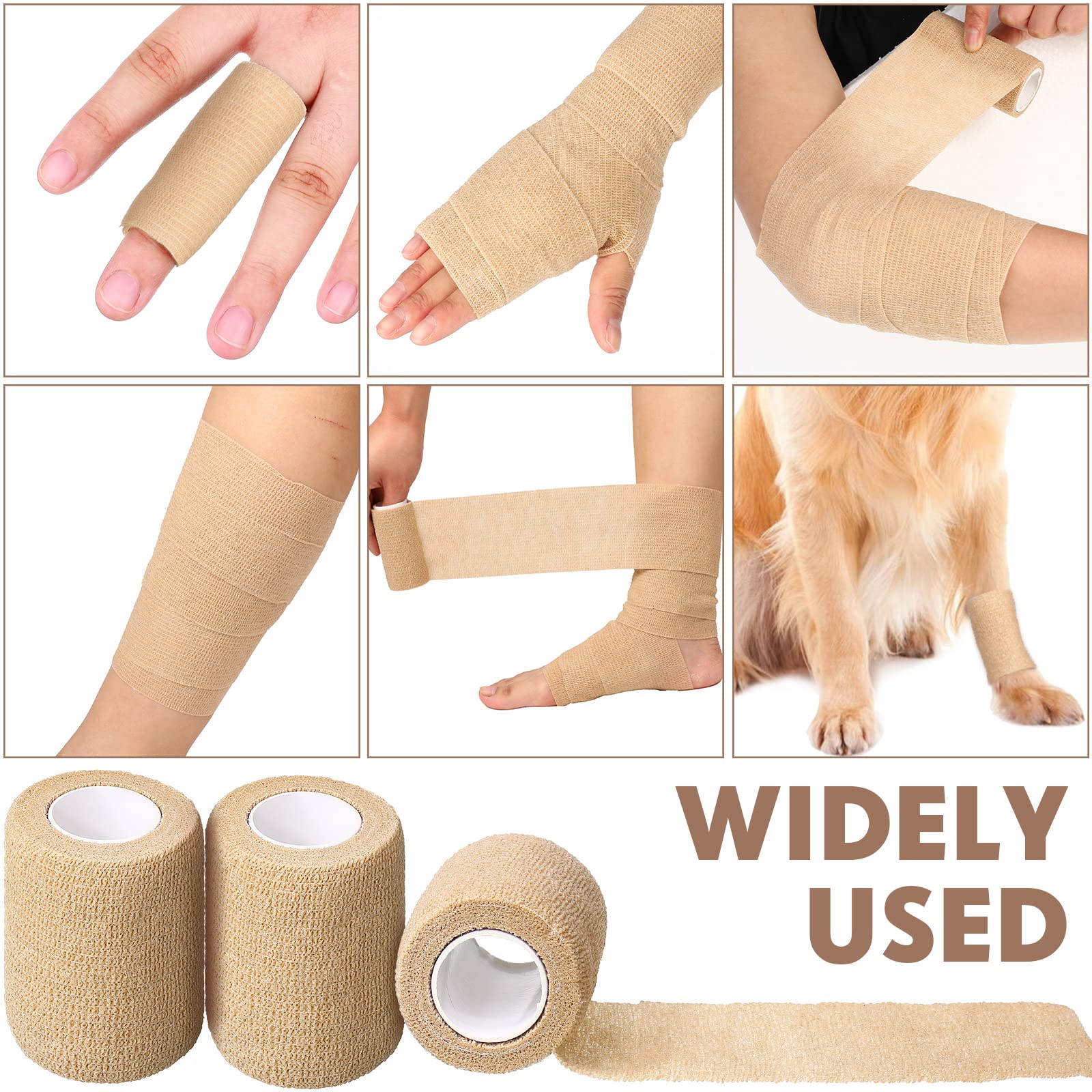 Treela elastic sports tape on wrist offers light support during workouts.