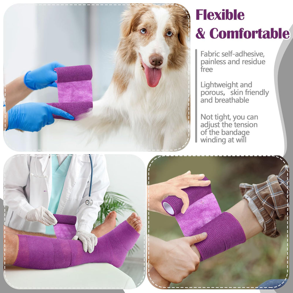 Treela pet-use cohesive bandage suitable for dogs and cats.